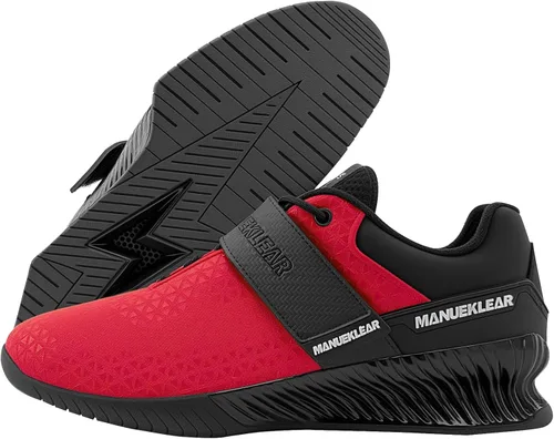Vista 10 de MANUEKLEAR Professional Training Squat Shoes Blanco brillante