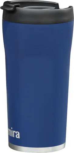 Vista 16 de MIRA Taza de viaje para café de 12 onzas, vaso aislado de acero inoxidable con tapa a prueba de fugas, taza para bebidas calientes y frías