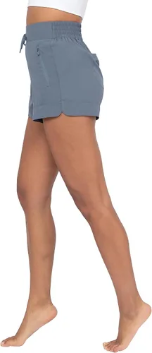 Vista 3 de 90 Degree By Reflex Pantalones cortos ligeros de tejido elástico con bolsillos laterales