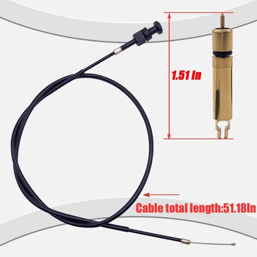 Vista 4 de Kit de émbolo de cable de estrangulador y válvula de arranque compatible con Honda TRX450 Foreman 450 es 1998 1999 2000 2001 2002 20032004