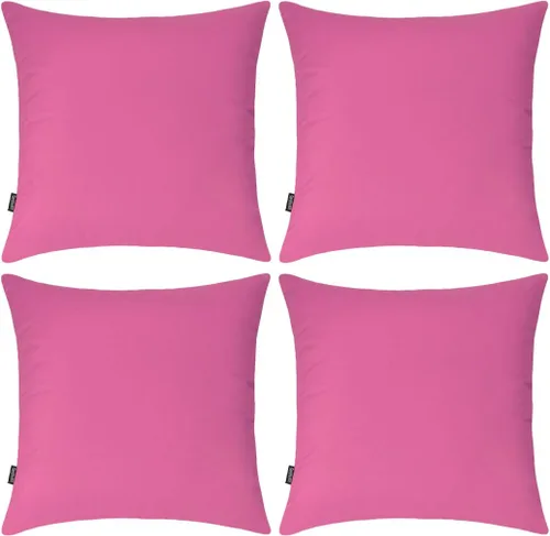 Vista 37 de Coddsmz Paquete de 4 fundas decorativas de 100% algodón para cojín cuadrado, funda de almohada de color liso para bricolaje, para sofá y dormitorio