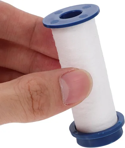 Vista 8 de Artibetter Cartucho de repuesto de filtro de ducha de fibra PP de alta presión para cabezal de rociador, núcleo de filtro elástico para filtración