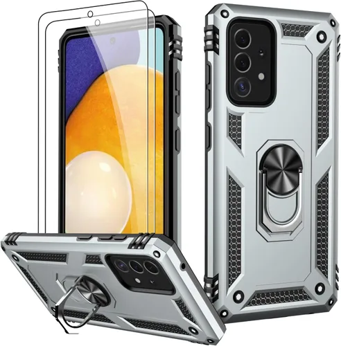 Vista 13 de LUMARKE Funda para Galaxy A51 4G con Protector de Pantalla, Pasa Prueba de Caída de 16 pies de Grado Militar, Cubierta Protectora para Teléfono