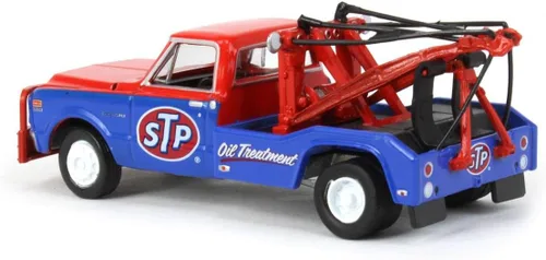 Vista 4 de Truck 1/64 1971 Chevrolet C-30 Wrecker Remolque STP aceite Dually Drivers 11 46110-B