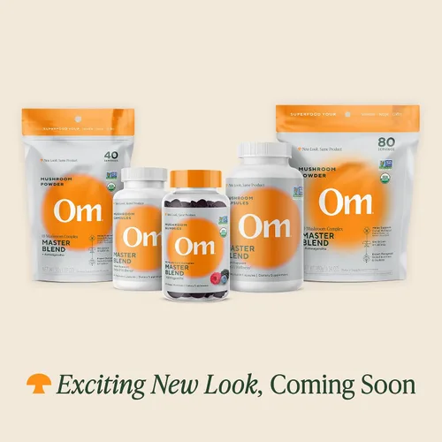 Vista 8 de Om Master Blend Cápsulas de hongos – Suplemento orgánico de hongos con 10 hongos y ashwagandha – Apoya la inmunidad, la salud intestinal y el alivio