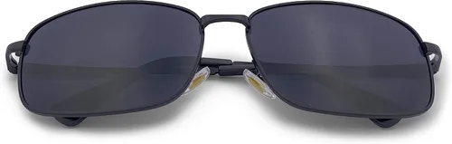 Vista 2 de J+S SGT32 Gafas de sol polarizadas con marco de acero inoxidable (marco negrolente negro)