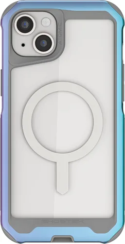 Vista 42 de Ghostek ATOMIC - Funda delgada para Galaxy S21 con parachoques de metal de aluminio y diseño trasero transparente, protección resistente que absorbe