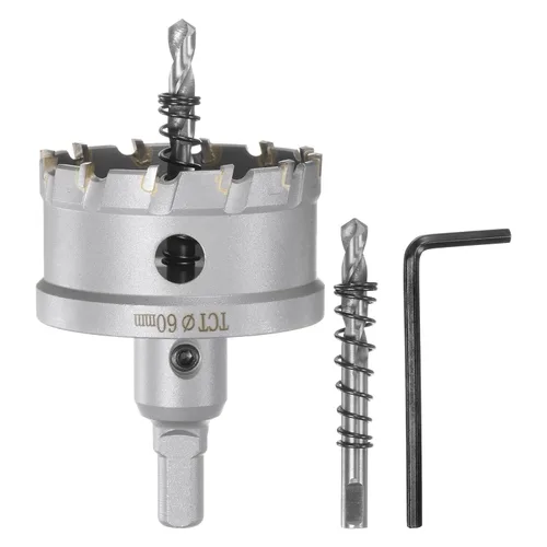Vista 25 de HARFINGTON Cortador de carburo de sierra de agujero de metal de 0.472 in / 0.47 pulgadas de diámetro para acero inoxidable, metal, aleación