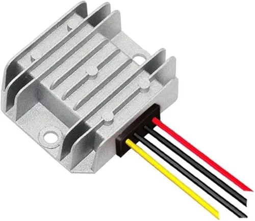 Vista 9 de Adaptador de corriente CC convertidor de impulso de 12 V a 19 V, 5 A, 95 W, adecuado para automóviles, camiones, barcos, tiras de luz LED.