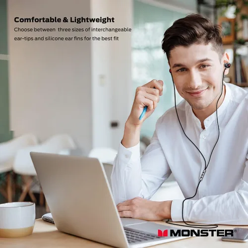 Vista 5 de Monster SG11 - Auriculares para juegos con cable USB-C con micrófono integrado y control de volumen, auriculares virtuales 7.1, cancelación