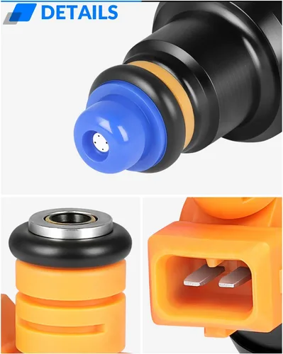 Vista 9 de Injectores de combustible mejorados 0280150943 Compatible con:-Ford F150 4.6L 1997-2003 5.4L 1997-2002 Para:-Mustang 1996-2004 F250 F350 E150 E250