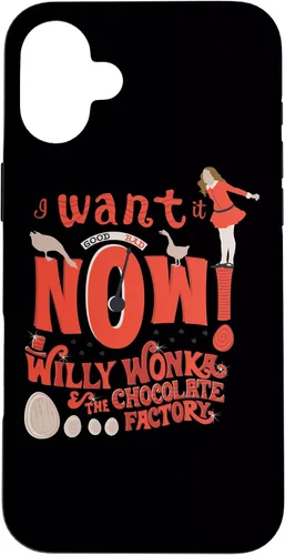 Vista 23 de Willy Wonka Carcasa para iPhone 17 y The Chocolate Factory I Want It Now