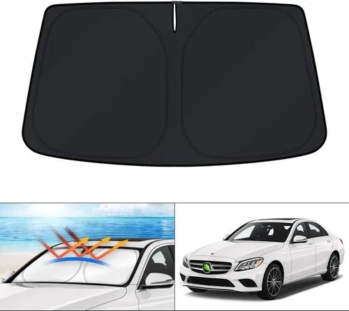 Vista 219 de KUST Parasol para parabrisas para BMW X1 F48 2016, 2017, 2018, 2019, 2020, 2021, 2022, accesorios de ajuste personalizado, parasol plegable