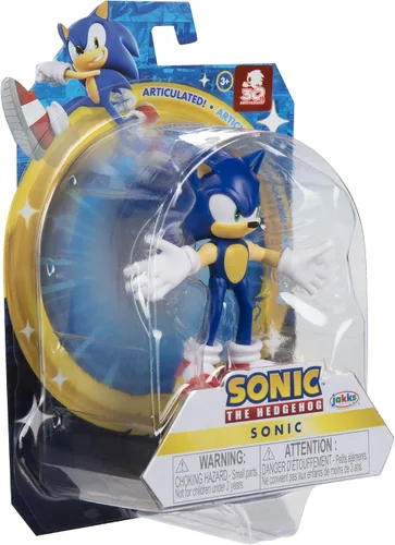 Vista 7 de Sonic The Hedgehog Figura de acción de 2.5 pulgadas, juguete coleccionable de Sonic moderno