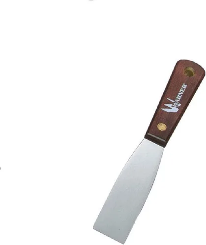 Vista 8 de Warner Manufacturing Warner Tool 627 Cuchillo de masilla Full Flex de 1-1/2", acero al carbono, mango de palisandro, multicolor