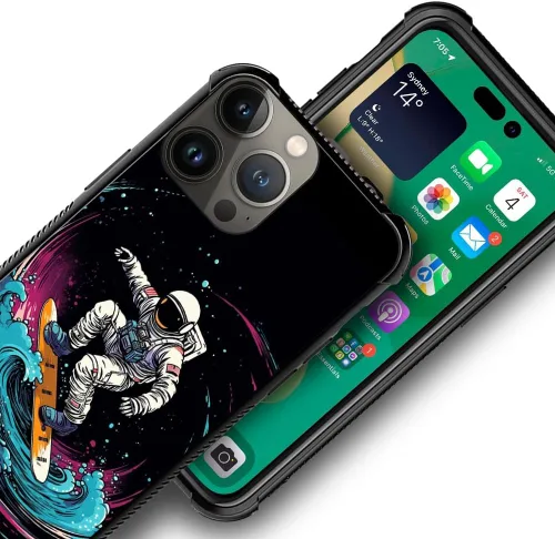Vista 418 de Funda compatible con iPhone 15, diseño de elefantes africanos, diseño increíble a prueba de golpes, antiarañazos, carcasa trasera de policarbonato