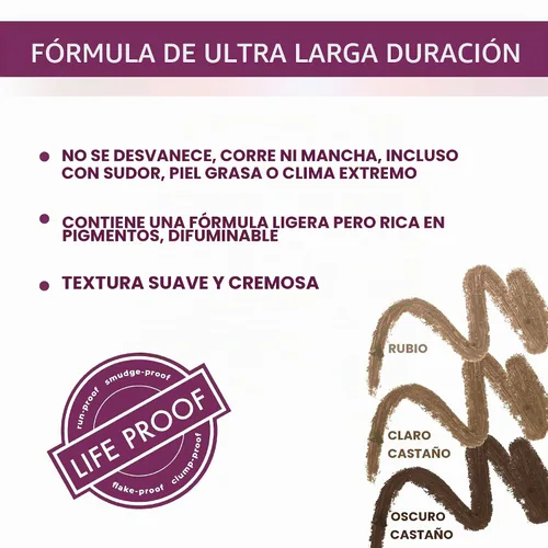 Vista 3 de blinc Lápiz de cejas de definición impecable