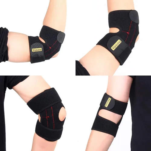Vista 6 de Yosoo - Correa ajustable de neopreno para tenis, golfistas, codera, brazo