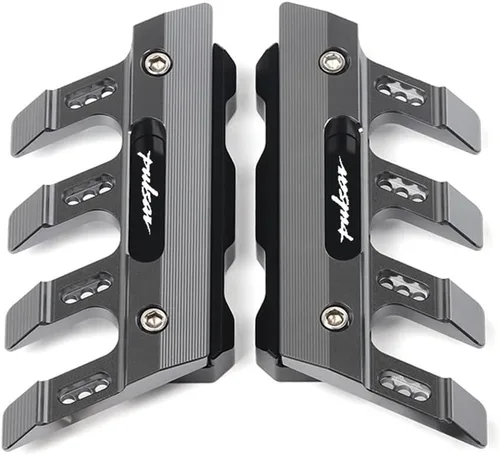 Vista 10 de Para Bajaj Pulsar 200 NS/Pulsar 200 RS/200 AS 200 Protector lateral de caída de motocicleta Protector de horquilla delantera Protector de Negro