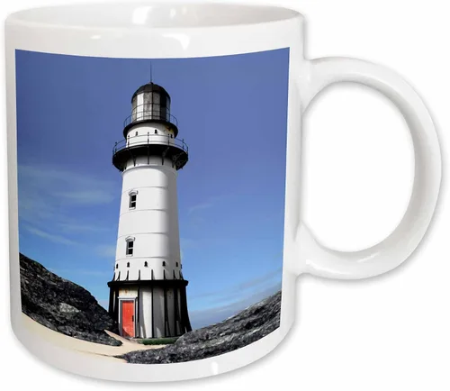 Vista 10 de 3dRose Luz Cámara – Luz Cámara – Tazas, Negro/Blanco