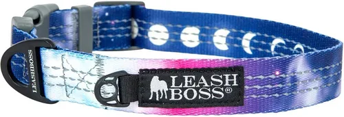 Vista 11 de Leash Boss Collar reflectante ajustable para perro, hebilla de liberación rápida y ribetes e hilos reflectantes para perros pequeños, medianos