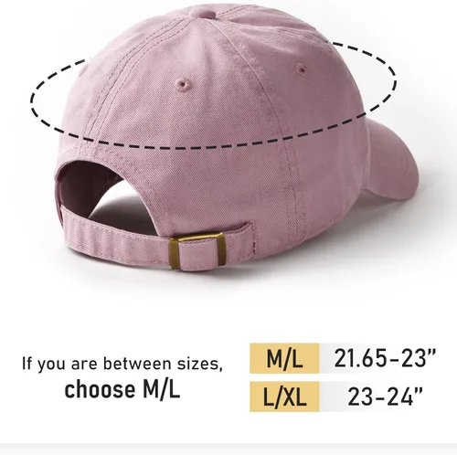 Vista 3 de FURTALK Gorra de béisbol para hombre y mujer, 100% algodón lavado, gorra suave, ajustable, unisex, sin estructura, gorras de béisbol