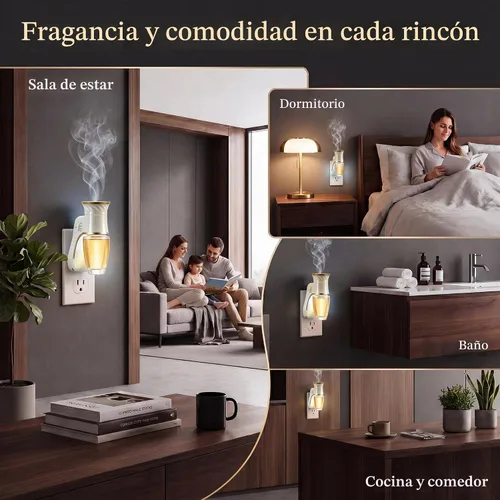 Vista 7 de Paquete de 2 tapones de fragancia de pared compatibles con WallFlower