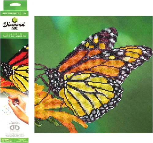 Vista 27 de Diamond Art by Leisure Arts Kit DMA 12x12 IntermediateBlue Bird