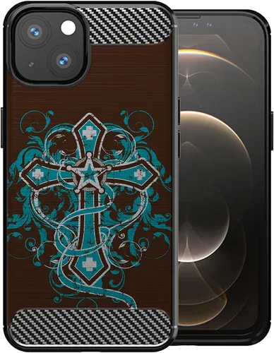 Vista 13 de CasesOnDeck - Funda compatible con Apple iPhone 13 Mini/iPhone 13 Mini, funda de diseño, delgada, negra, flexible, elegante, protección contra