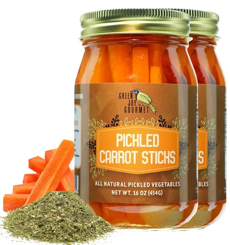 Vista 20 de Lanzas de espárrago en escabeche Green Jay Gourmet en frasco - Vegetales frescos en escabeche envasados a mano para cocinar y despensa – Espárragos