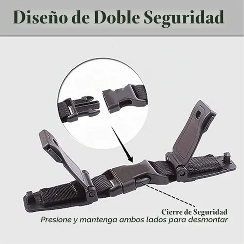 Vista 3 de Clip universal para arnés de pecho de asiento, hebilla de clip de cinturón de seguridad para cochecitos de silla alta, hebilla de cinturón