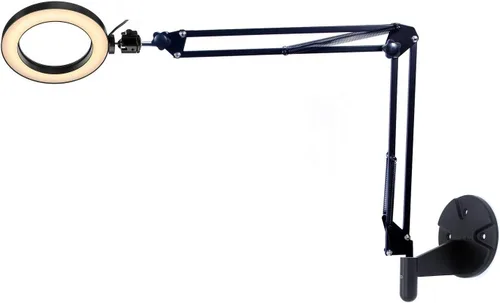 Vista 3 de Kit de luz de anillo de escritorio y pared, anillo de luz USB de 6 pulgadas con soporte de montaje para YouTube, tareas, manualidades, arquitecto