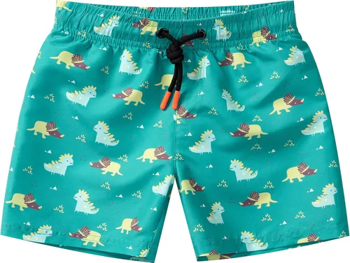 Vista 3 de Conjunto de traje de baño de 3 piezas para niños pequeños y bebés, protector de erupción, gorro y traje de baño con protección solar UPF 50+