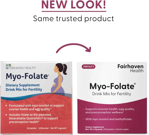 Vista 9 de Fairhaven Health Folato y Myo Inositol en polvo para mujeres – 1 por día, suplemento de fertilidad femenina, salud ovárica y calidad de óvulos