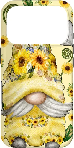 Vista 30 de Unique Sunflower Gnome for Spring and Summer Cute Pattern Case for iPhone 17