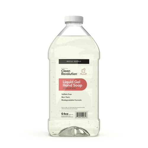 Vista 28 de Clean Revolution Jabón de manos en gel líquido, líquido sedoso rico, espuma rápida, enjuague rápido, contiene aceites esenciales reales