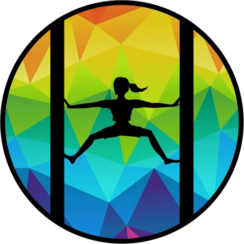 Vista 4 de Calcomanías de obstáculos inspiradas en Ninja Warrior con escalera de salmón, araña saltadora y pared deformada (4 pulgadas, araña saltadora)