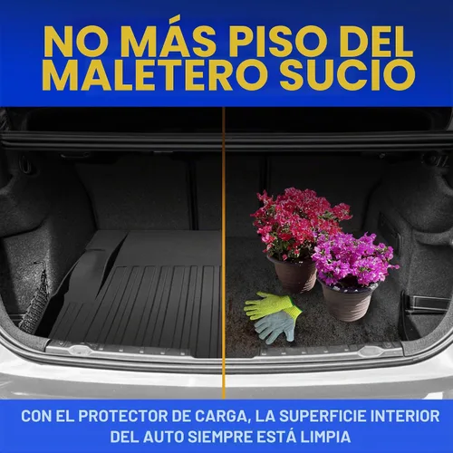 Vista 4 de Forro de carga prémium para BMW Serie 3 2012-2018 – 100% de protección, tapete de maletero de automóvil de ajuste personalizado, tapete de carga