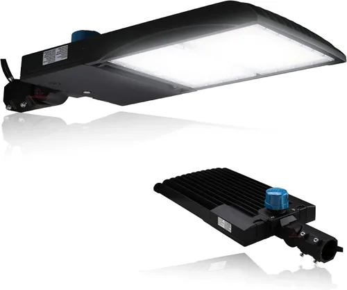 Vista 40 de RuggedGrade Vatiaje de luz LED NextGen IV de 100 W para estacionamiento Negro