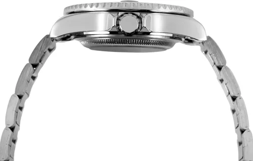 Vista 4 de FORSINING Reloj de colección de pulsera de acero inoxidable automático vintage para hombre con puntos WRG8066M4T2