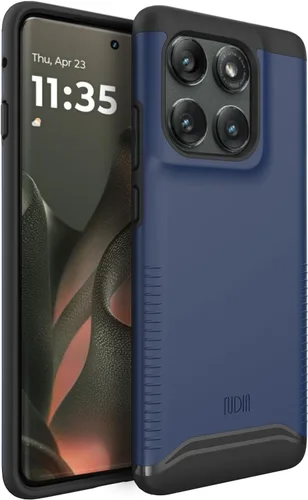 Vista 21 de TUDIA Merge - Funda para Motorola Edge 5G UW 2021, color verde cazador