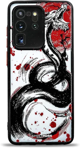 Vista 20 de SIMPLYMDRN Funda delgada para Samsung S23, diseño de Joker Haha, funda genial para hombre, funda de diseñador de villanos de superhéroes, delgada