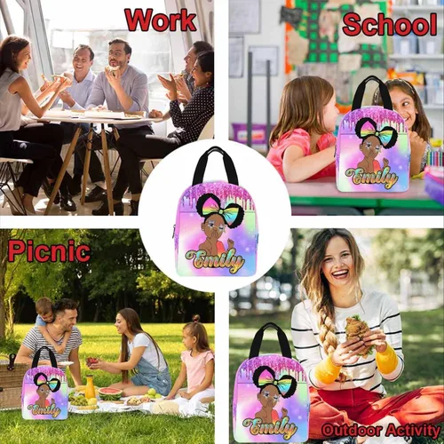 Vista 7 de InterestPrint Mochila personalizada para niños, jugador de fútbol americano, bandera americana, con nombre personalizado, mochila para estudiante