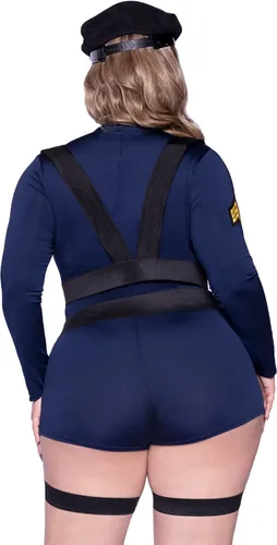 Vista 2 de Leg Avenue Womens 6 Pc Handcuff Hottie Cop Costume