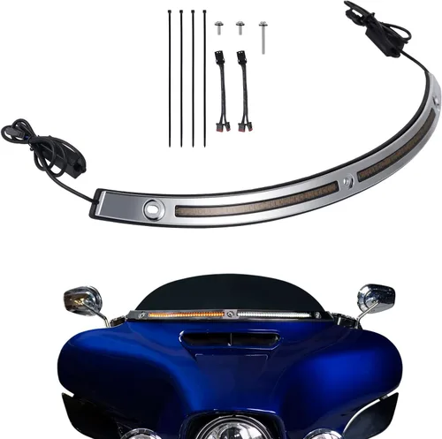 Vista 9 de Advanblack Batwing Ra-diant - Parabrisas para Harley Touring Street Electra Glide 2014+