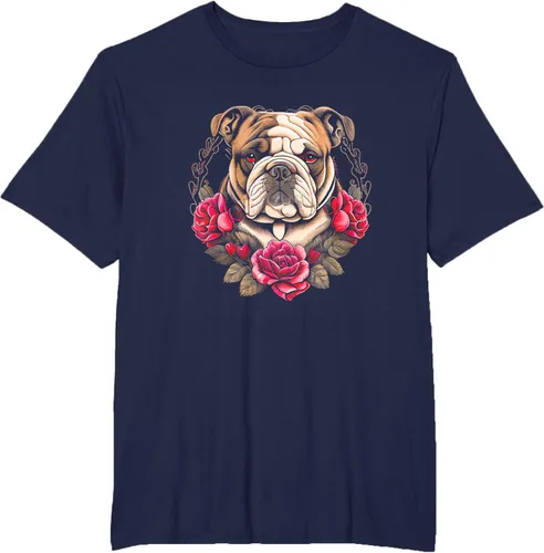 Vista 15 de Día de San Valentín - Camiseta de San Valentín Bulldog Inglés, Negro