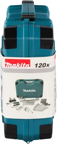 Vista 3 de Makita E-06616 - Juego de mantenimiento (120 piezas), color azul y negro