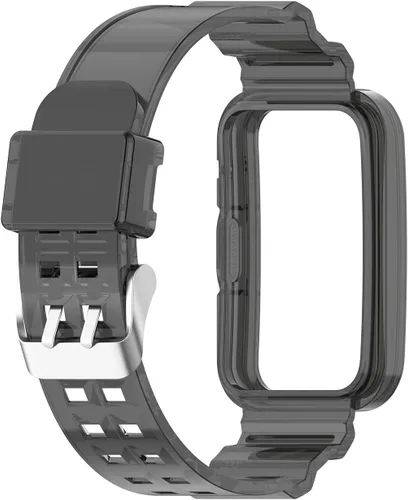 Vista 5 de TenCloud Paquete de 6 correas Jelly Watch con funda protectora, compatibles con Huawei Watch Fit 2/Watch Fit/Watch Fit New, TPU, 8.5 pulgadas