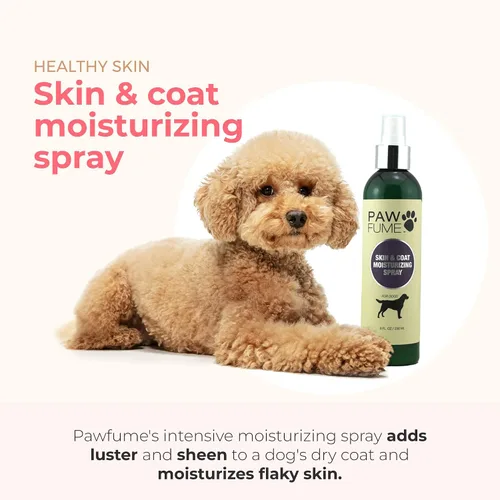 Vista 2 de Pawfume - Loción para perros en aerosol para piel seca + champú y acondicionador para perros