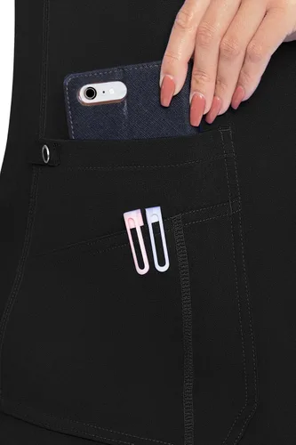 Vista 4 de Med Couture Touch - camisa de uniforme médico con cuello en V para mujer
